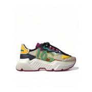 Kleurrijke Rubberen Sneakers Dolce & Gabbana , Multicolor , Dames