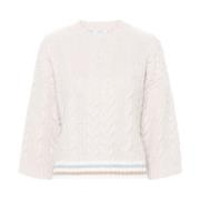 Paillet Sweater Beige Peserico , Beige , Dames