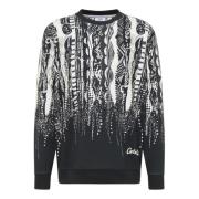 Pixel Gebreid Sweatshirt Carlo Colucci , Black , Heren