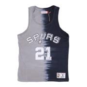 NBA Tie Dye Tank Tim Duncan Mitchell & Ness , Multicolor , Heren