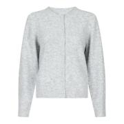 Gestookte Cardigan Neo Noir , Gray , Dames