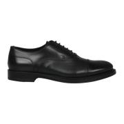 Italiaanse leren veterschoenen Tod's , Black , Heren