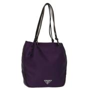 Pre-owned Fabric handbags Prada Vintage , Purple , Dames