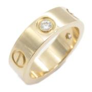 Pre-owned Metal rings Cartier Vintage , Yellow , Dames