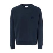 Stijlvol Sweatshirt voor Modieuze Look Maison Kitsuné , Blue , Heren