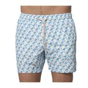 Padel Volee Patroon Zwemshorts MC2 Saint Barth , Blue , Heren