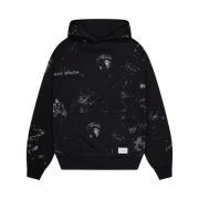 Rebellion Hoodie Zwart Heren Off The Pitch , Black , Heren