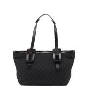 Pre-owned Leather handbags Gucci Vintage , Black , Dames