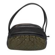 Pre-owned Leather louis-vuitton-bags Louis Vuitton Vintage , Green , D...