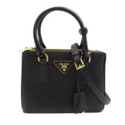 Pre-owned Leather prada-bags Prada Vintage , Black , Dames