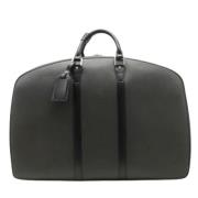 Pre-owned Leather travel-bags Louis Vuitton Vintage , Black , Dames