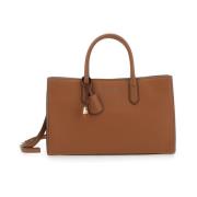 Bruine Tassen MD EW Satchel Michael Kors , Brown , Dames