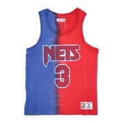 NBA Tie Dye Tank Petrovic No 3 Mitchell & Ness , Multicolor , Heren