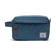 Blauwe Crosshatch Cosmetische Tas Herschel , Blue , Unisex