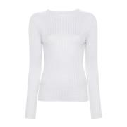 Witte Sweatshirt Aw24 Damesmode Peserico , White , Dames