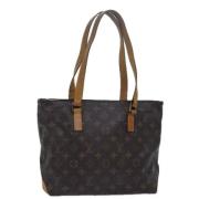 Pre-owned Canvas handbags Louis Vuitton Vintage , Brown , Dames