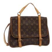 Pre-owned Canvas shoulder-bags Louis Vuitton Vintage , Brown , Dames