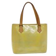 Pre-owned Leather handbags Louis Vuitton Vintage , Green , Dames