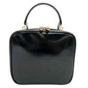 Pre-owned Leather gucci-bags Gucci Vintage , Black , Dames