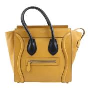 Pre-owned Leather celine-bags Celine Vintage , Yellow , Dames