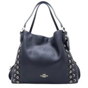 Pre-owned Leather shoulder-bags Coach Pre-owned , Black , Dames