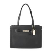 Pre-owned Leather handbags Coach Pre-owned , Black , Dames