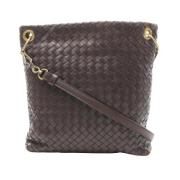 Pre-owned Leather totes Bottega Veneta Vintage , Brown , Dames