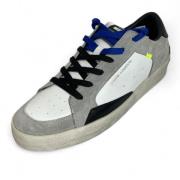 Mid Deluxe Sneaker Grijs/Zwart Zijrits Crime London , Gray , Heren