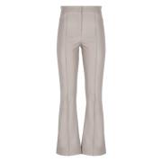 Grijze Synthetisch Leren Broek D.Exterior , Gray , Dames