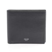 Pre-owned Leather wallets Celine Vintage , Black , Dames