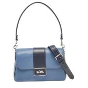 Pre-owned Leather shoulder-bags Coach Pre-owned , Blue , Dames