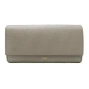 Pre-owned Leather wallets Celine Vintage , Gray , Dames