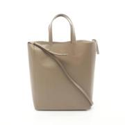 Pre-owned Leather celine-bags Celine Vintage , Beige , Dames