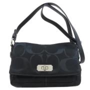 Pre-owned Canvas shoulder-bags Coach Pre-owned , Black , Dames