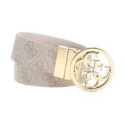 Stijlvolle Leren Riem voor Vrouwen Guess , Gray , Dames