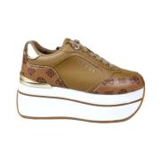 Lage Sneakers Guess , Brown , Dames