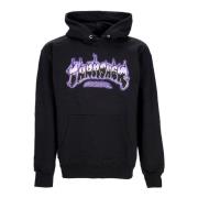 Airbrush Hoodie Zwart/Paars Thrasher , Black , Heren