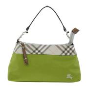 Pre-owned Fabric clutches Burberry Vintage , Green , Dames