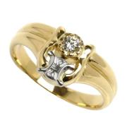 Pre-owned Platinum rings Celine Vintage , Yellow , Dames