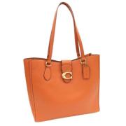 Pre-owned Leather shoulder-bags Coach Pre-owned , Orange , Dames