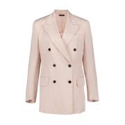 Lichtroze Double-Breasted Blazer Tom Ford , Pink , Dames