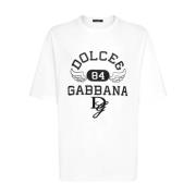 Witte T-shirts en Polos Dolce & Gabbana , White , Heren