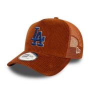 Bruine MLB Cord Trucker Hoed New Era , Brown , Unisex