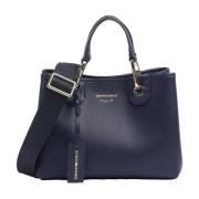 Blauwe Synthetische Dames Shopper Giorgio Armani , Blue , Dames