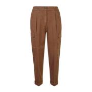 Bruine Broek Stijlvol Peserico , Brown , Dames