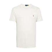 Blauw Katoen Regular Fit T-Shirt Polo Ralph Lauren , Beige , Heren