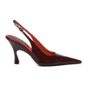 Bordeaux Patent Leren Geometrische Hak Pumps Stella McCartney , Red , ...