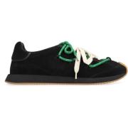 Suede Runner Sneakers Dolce & Gabbana , Black , Heren