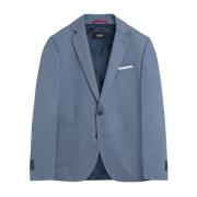 Casual Italiaanse Blazer met Opgezette Zakken Cinque , Blue , Heren