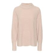 Oversized Gebreide Trui Haze InWear , Beige , Dames